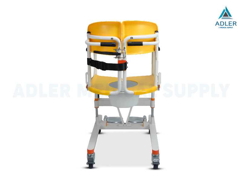 รถเข็นเคลื่อนย้ายผู้ป่วย อเนกประสงค์ รุ่นระบบมือหมุน (Manual Transfer Chair) - รับประกัน 2 ปี