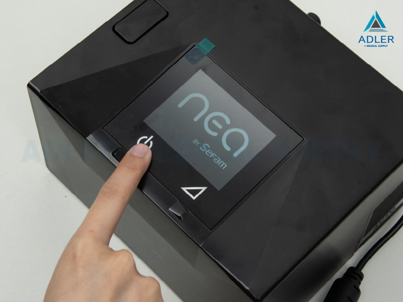 เครื่องช่วยหายใจ Auto Cpap ยี่ห้อ Sefam รุ่น Nea (นวัตกรรมใหม่เสียงเบา) ลดการนอนกรน หยุดหายใจขณะหลับ (ตัวเครื่อง+หม้อทำความชื้น)