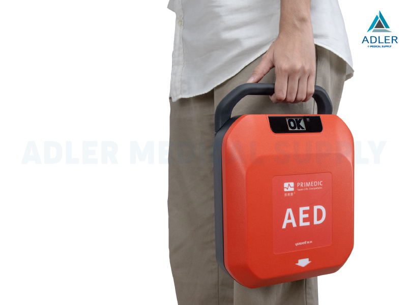 เครื่องกระตุกหัวใจไฟฟ้าอัตโนมัติ (AED) Yuwell รุ่น HeartSave YA8 (รับประกันศูนย์ไทย 6 ปี) พร้อมตู้เก็บ AED + หุ่น CPR