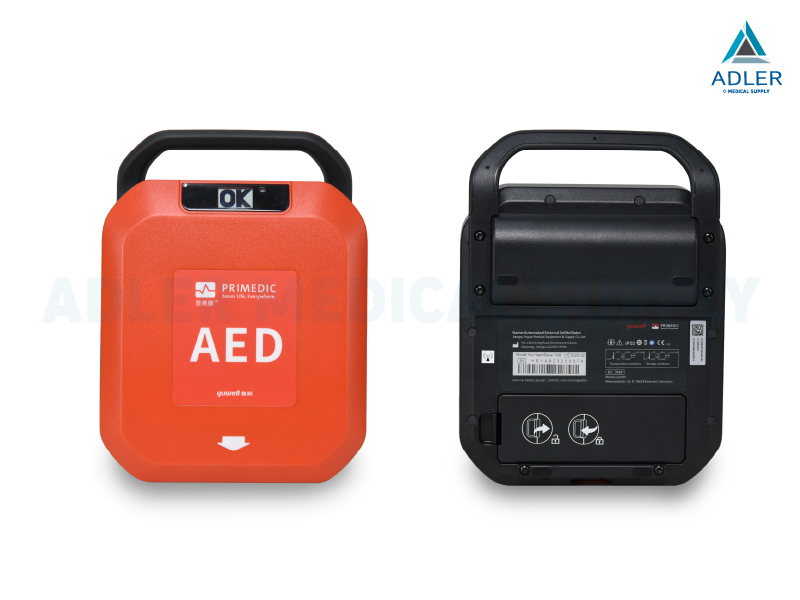 เครื่องกระตุกหัวใจด้วยไฟฟ้าแบบอัตโนมัติ (AED) Yuwell รุ่น HeartSave Y0 พร้อมตู้เก็บ AED + หุ่น CPR