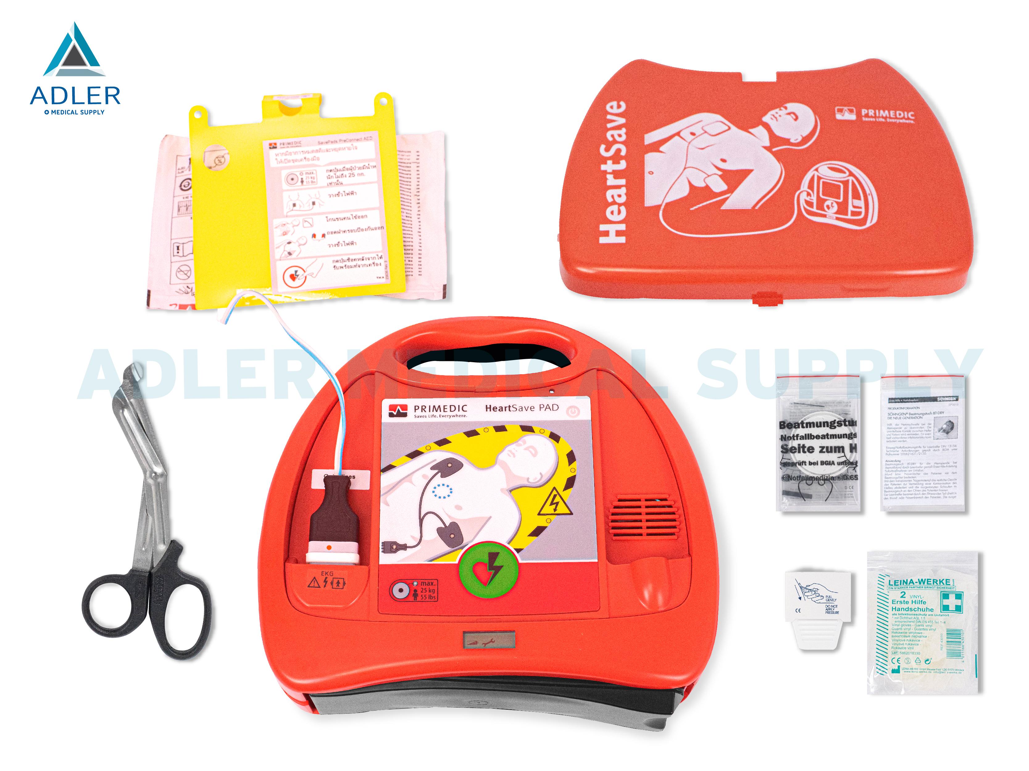 เครื่องกระตุกหัวใจด้วยไฟฟ้าแบบอัตโนมัติ (AED) รุ่น Heart Save PAD