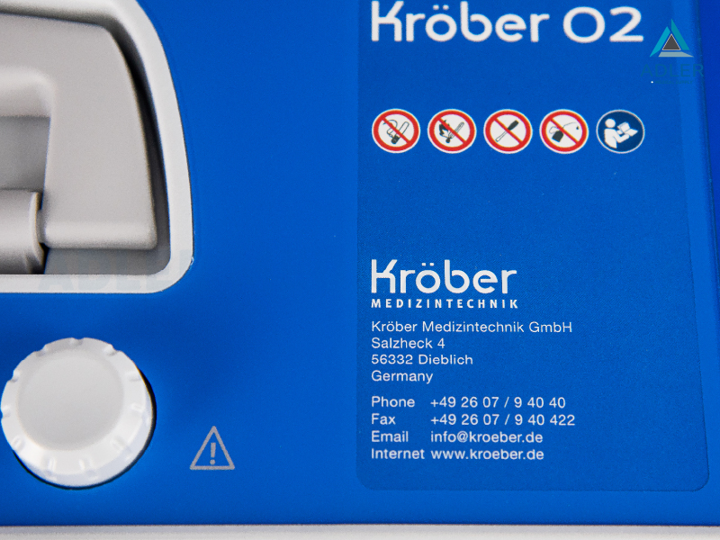 เครื่องเพิ่มความเข้มข้นของออกซิเจน ขนาด 6 ลิตร Kroeber รุ่น O2 (Germany)