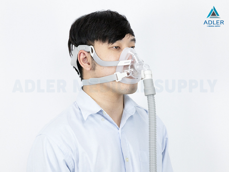 หน้ากาก CPAP ชนิดครอบจมูกและปาก FULL FACE MASK (ไม่มีที่คาดหน้าผาก)