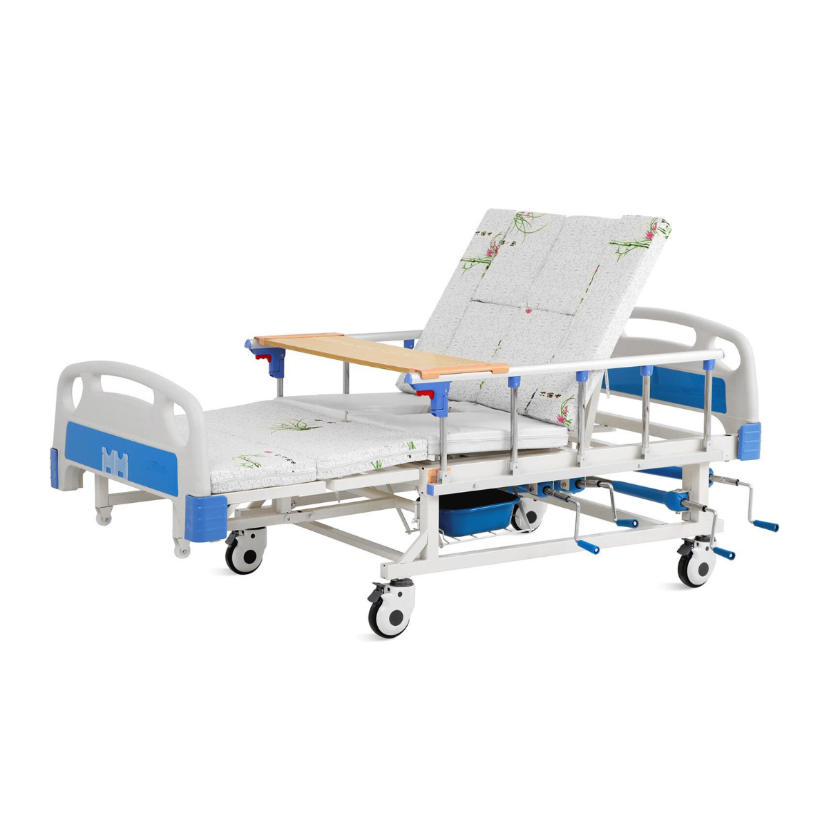 เตียงพยาบาลมือหมุน พลิกตะแคงตัวซ้าย-ขวา รุ่นซุปเปอร์ชีป Super Cheap (C-020)