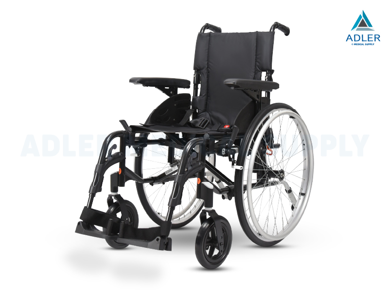 รถเข็นผู้สูงอายุ ล้อใหญ่ 24 นิ้ว Invacare manual wheelchair ยี่ห้อ Invacare รุ่น Action 2 NG (24") (รับประกัน 2 ปี)