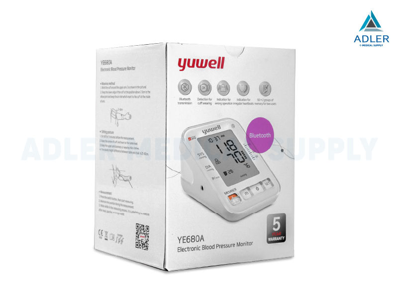 เครื่องวัดความดันโลหิตดิจิตอล Yuwell รุ่น YE680A