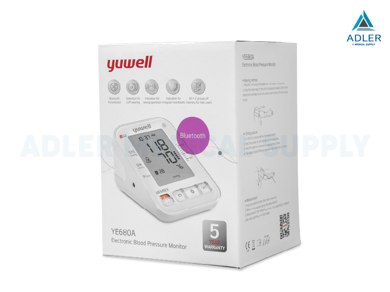 เครื่องวัดความดันโลหิตดิจิตอล Yuwell รุ่น YE680A