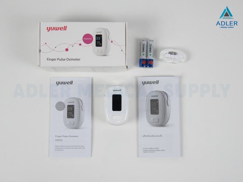 เครื่องวัดออกซิเจนปลายนิ้ว Yuwell รุ่น YX-310 มี Bluetooth