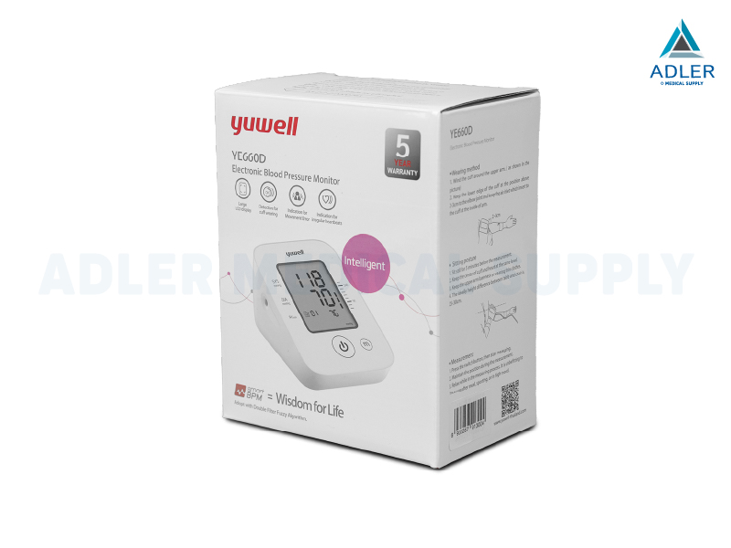 เครื่องวัดความดันโลหิต Yuwell รุ่น YE660D