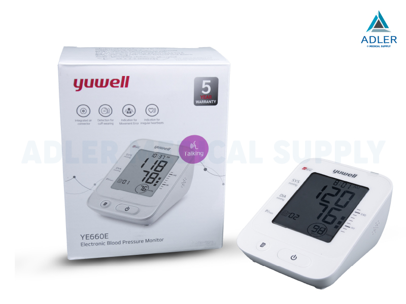 เครื่องวัดความดันโลหิตดิจิตอล พูดได้ Yuwell รุ่น YE660E