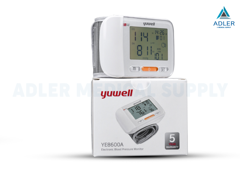 เครื่องวัดความดันโลหิตดิจิตอล แบบข้อมือ Yuwell รุ่น YE8600A