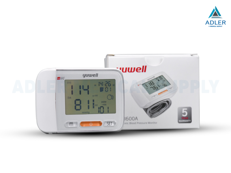 เครื่องวัดความดันโลหิตดิจิตอล แบบข้อมือ Yuwell รุ่น YE8600A