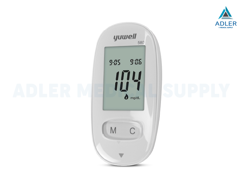 เครื่องตรวจวัดระดับน้ำตาลในเลือด YUWELL Blood Glucose Meter รุ่น 580