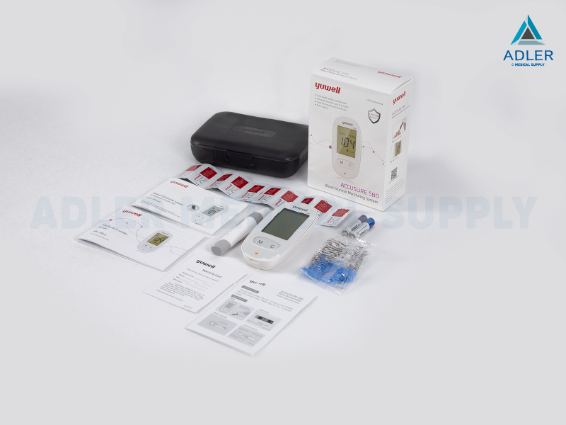 เครื่องตรวจวัดระดับน้ำตาลในเลือด YUWELL Blood Glucose Meter รุ่น 580