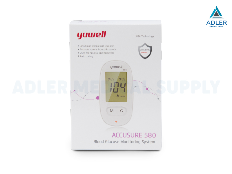 เครื่องตรวจวัดระดับน้ำตาลในเลือด YUWELL Blood Glucose Meter รุ่น 580