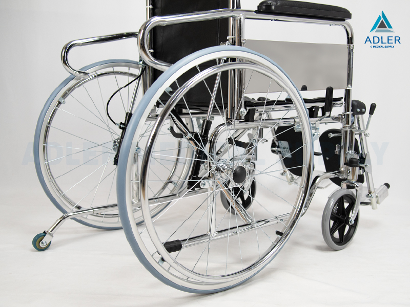 วีลแชร์โรงพยาบาล สำหรับ คนตัวใหญ่ รุ่นปรับเอนนอน (High Back & Reclining Manual Wheelchair)