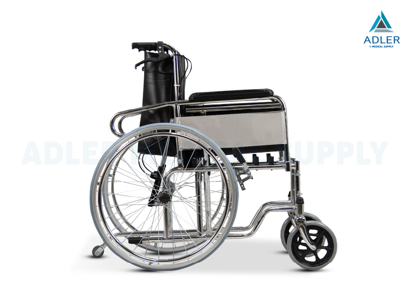 วีลแชร์โรงพยาบาล สำหรับ คนตัวใหญ่ รุ่นปรับเอนนอน (High Back & Reclining Manual Wheelchair)