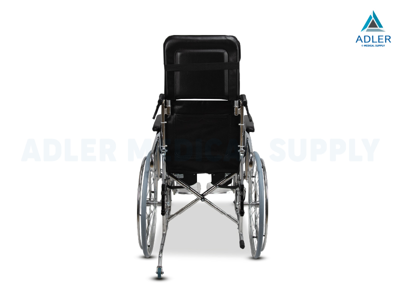 วีลแชร์โรงพยาบาล สำหรับ คนตัวใหญ่ รุ่นปรับเอนนอน (High Back & Reclining Manual Wheelchair)