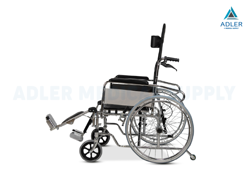 วีลแชร์โรงพยาบาล สำหรับ คนตัวใหญ่ รุ่นปรับเอนนอน (High Back & Reclining Manual Wheelchair)