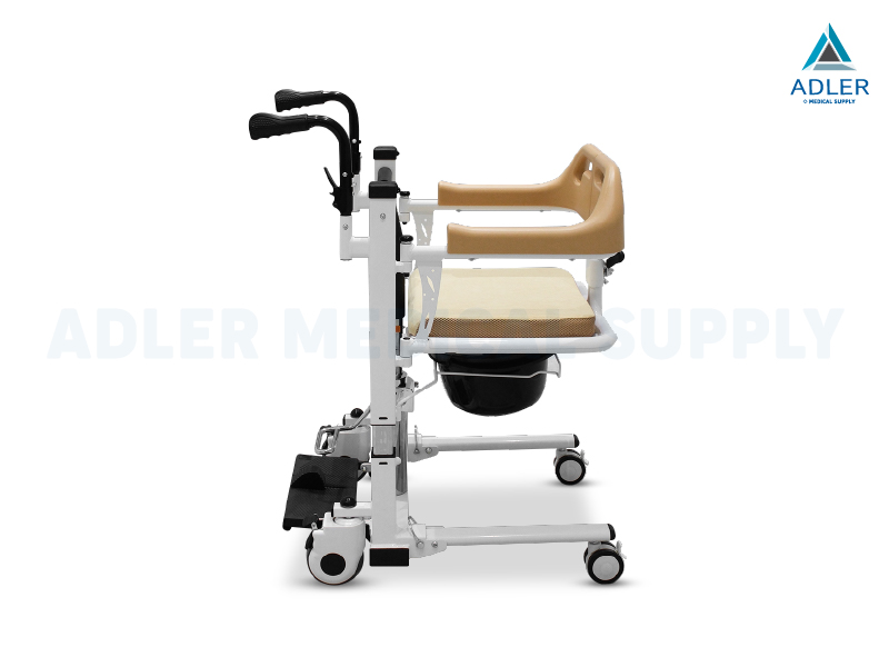 รถเข็นเคลื่อนย้ายคนไข้ (Hydraulic Transfer Chair) รุ่น YK-TC0006 แบบแมนนวล รับประกัน 2 ปี