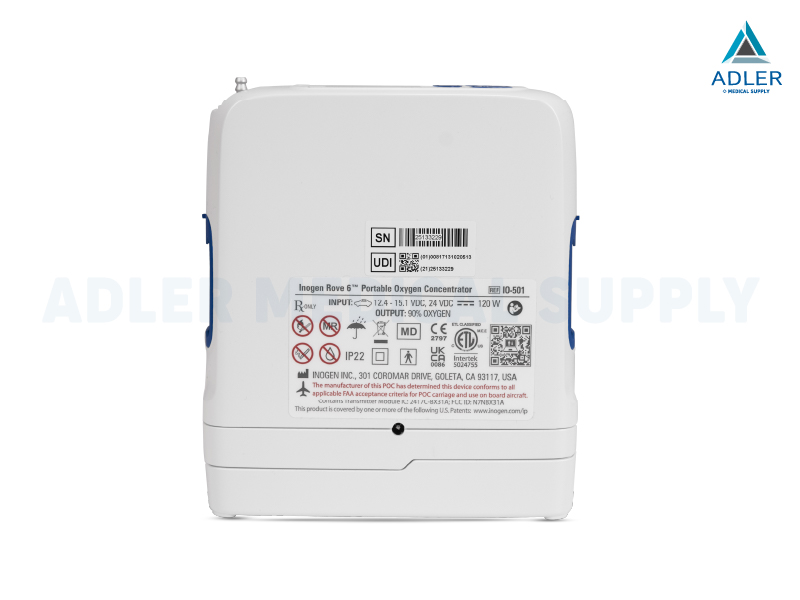 เครื่องผลิตออกซิเจนพกพา Inogen Rove 6 เครื่องผลิตออกซิเจนพกพา Inogen Rove 6