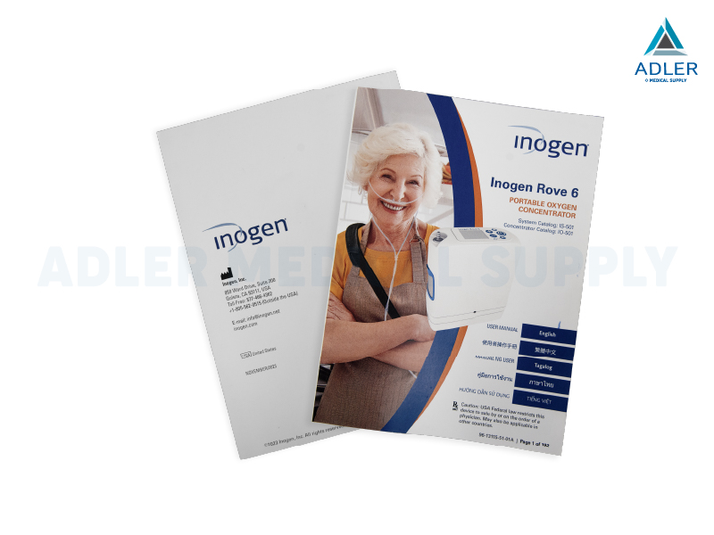 เครื่องผลิตออกซิเจนพกพา Inogen Rove 6 เครื่องผลิตออกซิเจนพกพา Inogen Rove 6