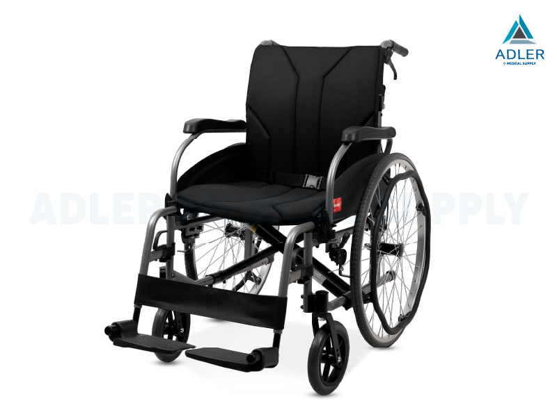 รถเข็นผู้ป่วย รถเข็นผู้สูงอายุ วีลแชร์ผู้สูงอายุ (Wheelchair) ยี่ห้อYUWELL รุ่น H065C รับประกันศูนย์ไทย 1 ปี