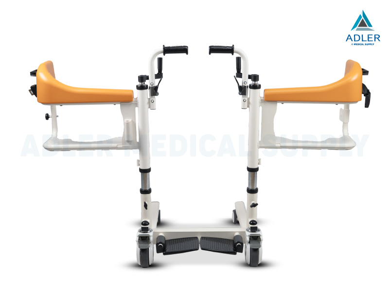 รถเข็นเคลื่อนย้ายผู้ป่วย อเนกประสงค์ รุ่นระบบมือหมุน (Manual Transfer Chair) - รับประกัน 2 ปี รถเข็นเคลื่อนย้ายผู้ป่วย อเนกประสงค์ รุ่นระบบมือหมุน (Manual Transfer Chair) - รับประกัน 2 ปี