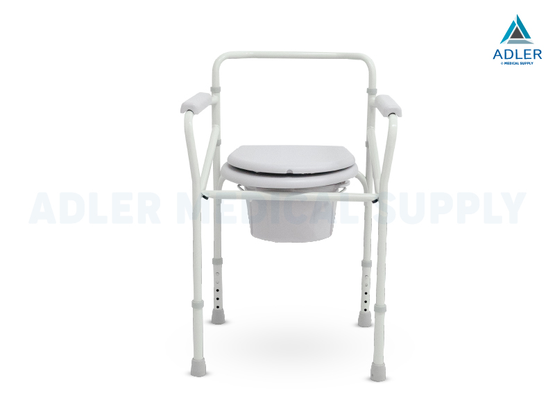 เก้าอี้นั่งถ่าย แบบพับได้ Commode Chair Yuwell รุ่น H023B - รับประกัน 1 ปี