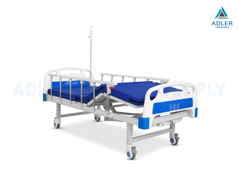 เตียงผู้ป่วย 2 ฟังก์ชัน รุ่น HR-S07 แบบมือหมุน (Manual)