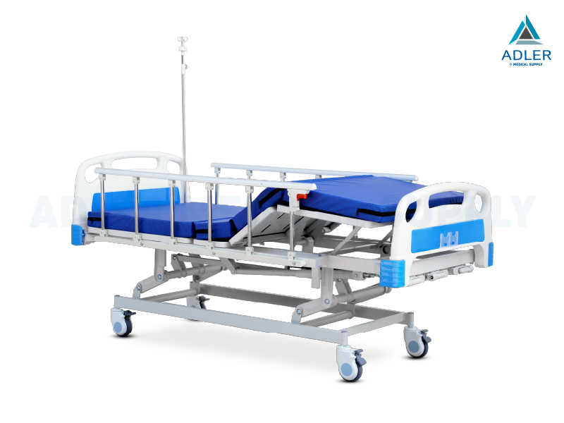 เตียงผู้ป่วย 3 ฟังก์ชัน รุ่น HR-S06 แบบมือหมุน (Manual)