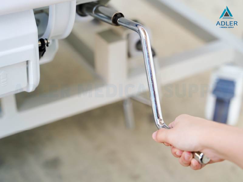 เตียงพยาบาลมือหมุน พลิกตะแคงตัวซ้าย-ขวา รุ่น HR-C05S-1