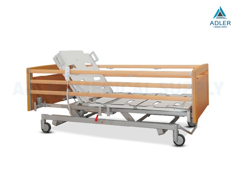 เตียงผู้ป่วยไฟฟ้า ดีไซน์ลายไม้ 7 ฟังก์ชั่น ยี่ห้อ HAELVOET รุ่น Lago Care