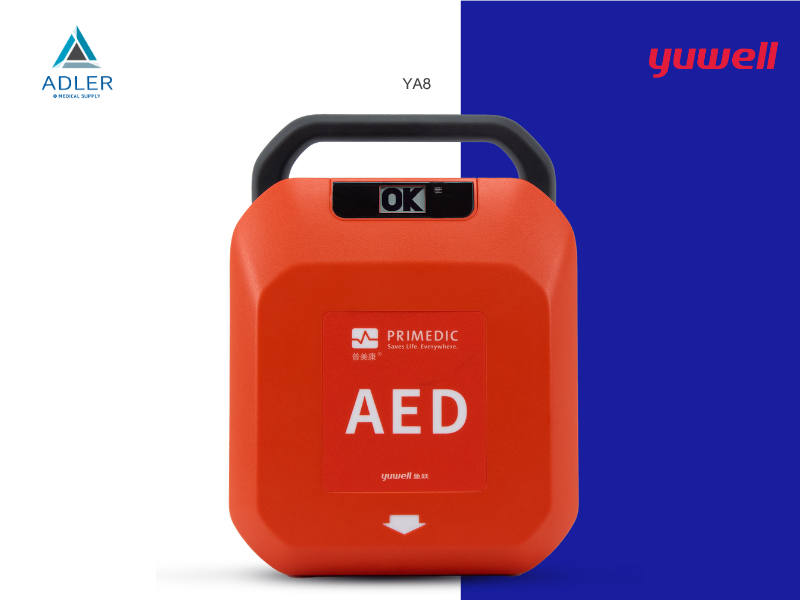 เครื่องกระตุกหัวใจไฟฟ้าอัตโนมัติ (AED) Yuwell รุ่น HeartSave YA8 (รับประกันศูนย์ไทย 6 ปี)