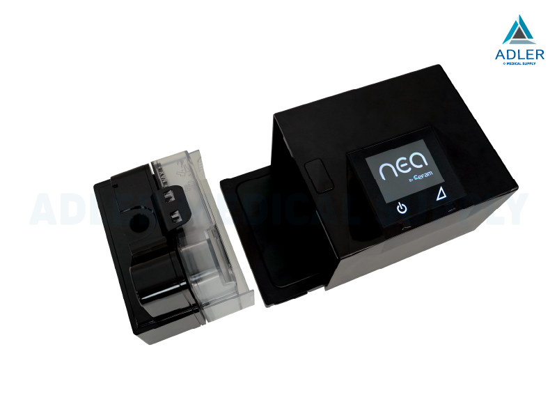 เครื่องช่วยหายใจ Auto Cpap ยี่ห้อ Sefam รุ่น Nea (นวัตกรรมใหม่เสียงเบา) ลดการนอนกรน หยุดหายใจขณะหลับ (ตัวเครื่อง+หม้อทำความชื้น)