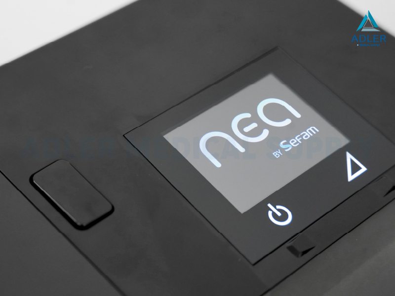 เครื่องช่วยหายใจ Auto Cpap ยี่ห้อ Sefam รุ่น Nea (นวัตกรรมใหม่เสียงเบา) ลดการนอนกรน หยุดหายใจขณะหลับ (ตัวเครื่อง+หม้อทำความชื้น+bluetooth wifi+GSM)