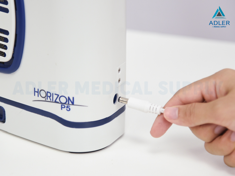 สายชาร์จไฟในรถยนต์ สำหรับเครื่องผลิตออกซิเจนพกพา Horizon® P5