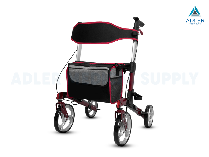 อุปกรณ์ช่วยพยุงเดิน Rollator รุ่น BT803L น้ำหนักเบา พับเก็บง่าย รับประกัน 1 ปี