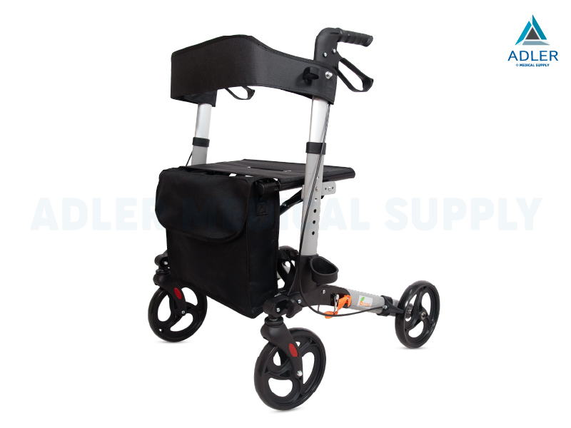 อุปกรณ์ช่วยพยุงเดิน Rollator รุ่น BT807L น้ำหนักเบา พับเก็บง่าย รับประกัน 1 ปี