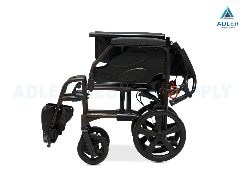 วีลแชร์ผู้สูงอายุ แบบธรรมดา พับได้ รุ่นใหม่ USA ยี่ห้อ Invacare รุ่น Action 2 NG Transit Lite (รับประกัน 2 ปี)