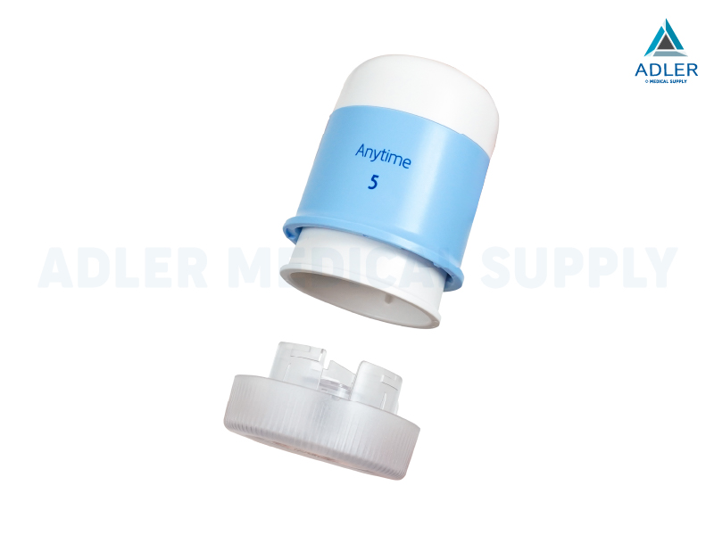 เครื่องตรวจน้ำตาลในเลือดแบบต่อเนื่อง CGM Yuwell Anytime 5 สีฟ้า