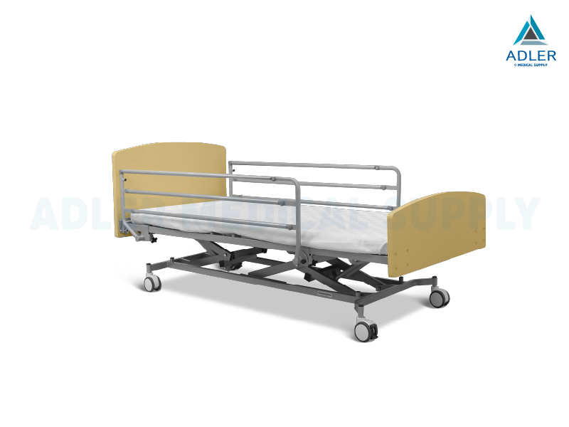 เตียงผู้ป่วยไฟฟ้า 5 ฟังก์ชั่น รุ่น Norel 2 ลายไม้ (Wooden Electric Bed)