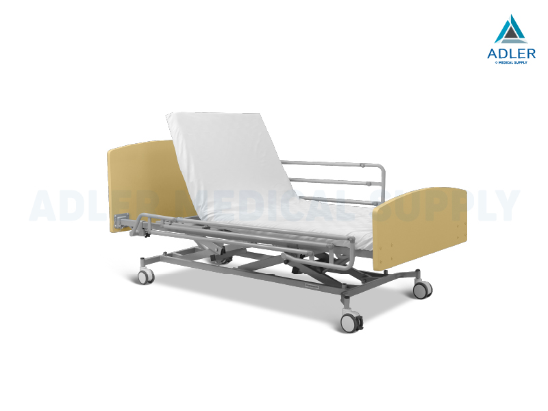 เตียงผู้ป่วยไฟฟ้า 5 ฟังก์ชั่น รุ่น Norel 2 ลายไม้ (Wooden Electric Bed)