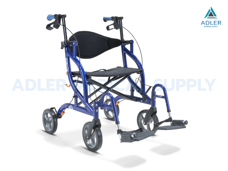 รถเข็นช่วยเดิน อุปกรณ์ช่วยพยุงเดิน Rollator ยี่ห้อ Drive Medical รุ่น Airgo 2in1  รับประกัน 1 ปี