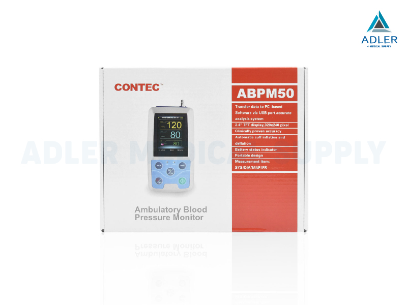 เครื่องวัดความดันอัตโนมัติแบบ Full-time Contec รุ่น ABPM50 - รับประกัน 1 ปี