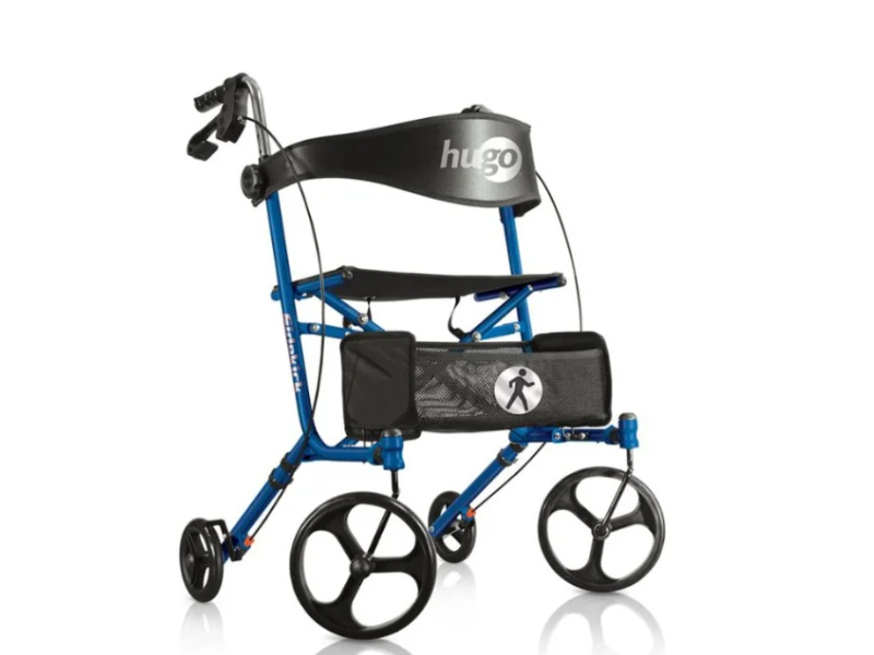 รถเข็นช่วยเดิน อุปกรณ์ช่วยพยุงเดิน Rollator ยี่ห้อ Drive Medical รุ่น Hugo Sidekick Rollator (Blue)  รับประกัน 2 ปี