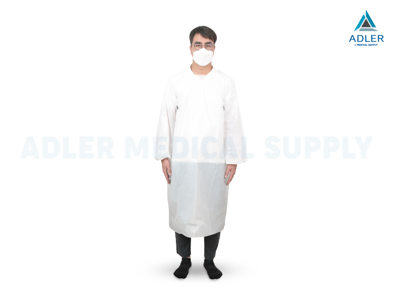 ชุดคลุมตัวแบบพลาสติก (Protective Gown)