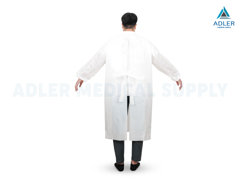 ชุดคลุมตัวแบบพลาสติก (Protective Gown)