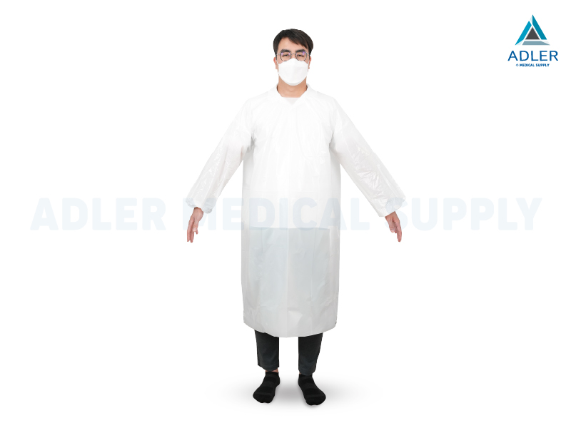 ชุดคลุมตัวแบบพลาสติก (Protective Gown)