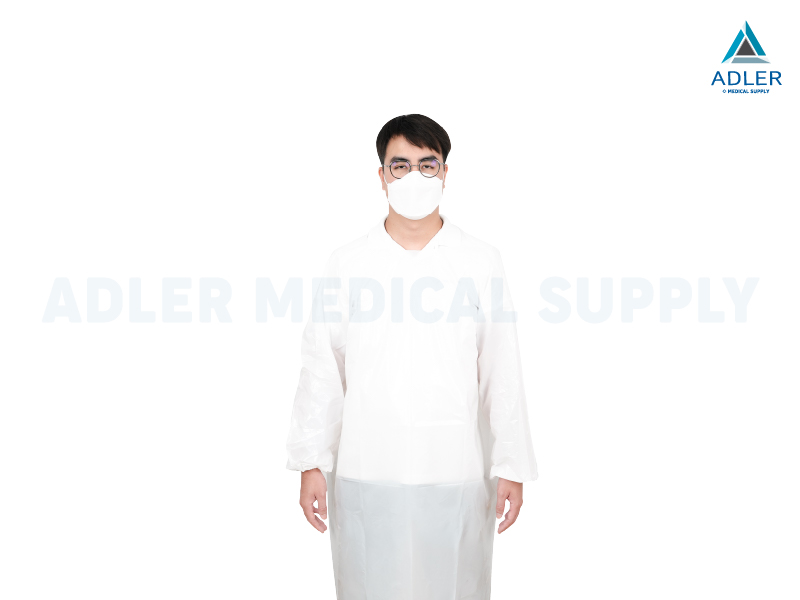 ชุดคลุมตัวแบบพลาสติก (Protective Gown)